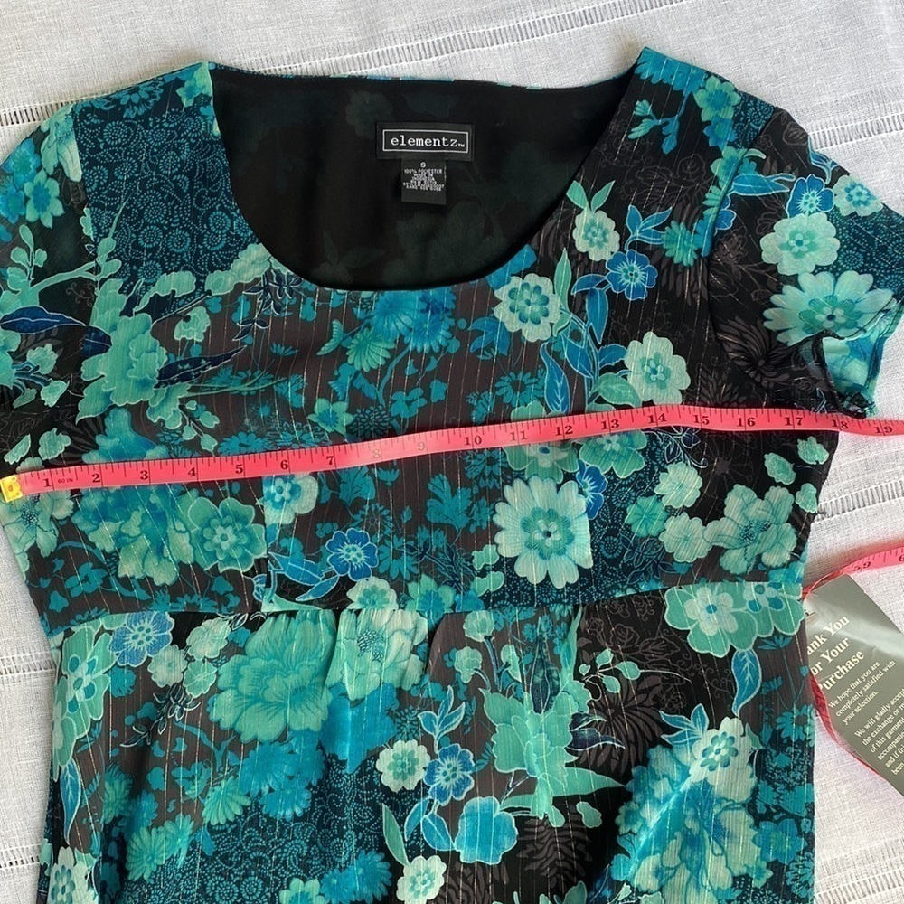 NWT Elementz Y2k empire waist maxi dress. - Picture 8 of 16